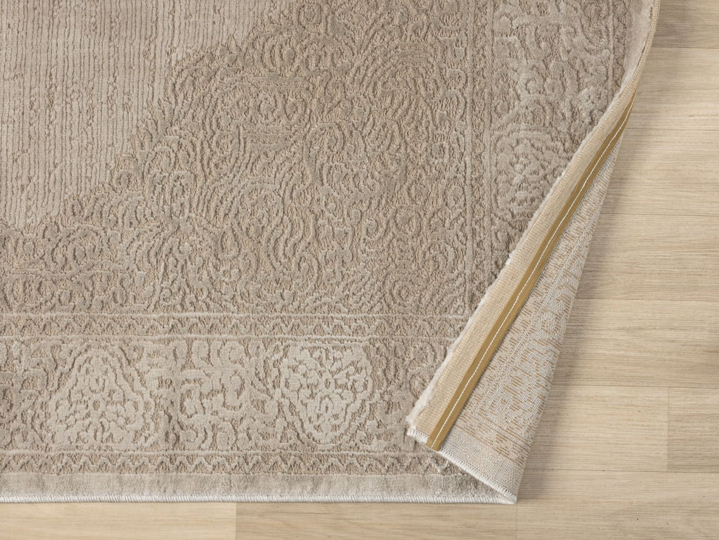 Teppich Elyse stilvoll und elegantes Design 10 mm Höhe 160 x 230 cm 200x290 cm taupe