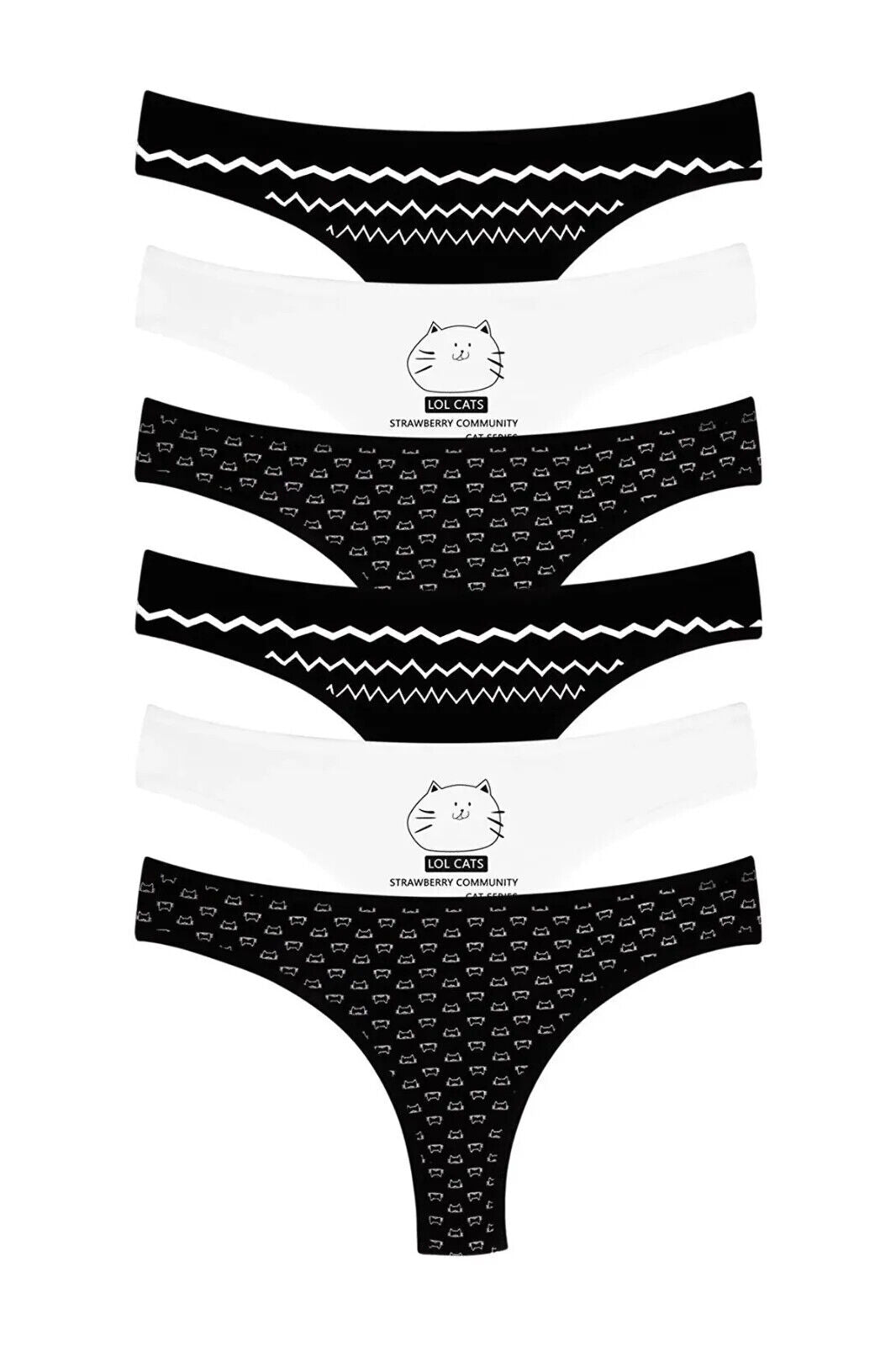 Brazilian Slips 6er Set Unterhosen Damen Baumwoll Panty Unterwäsche Frauen S/M/L