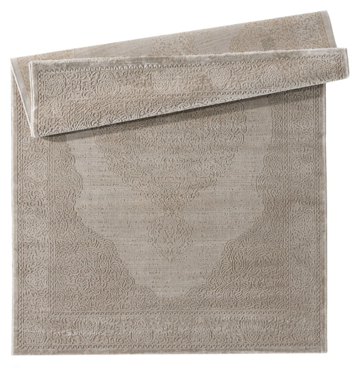 Teppich Elyse stilvoll und elegantes Design 10 mm Höhe 160 x 230 cm 200x290 cm taupe