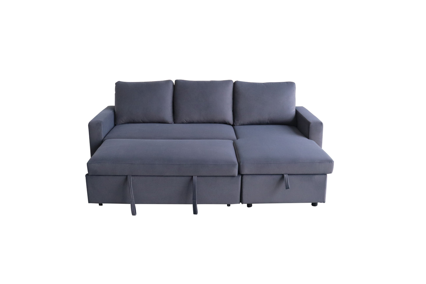 Ecksofa mit Schlaffunktion & Stauraum – 215 x 127 x 90 cm