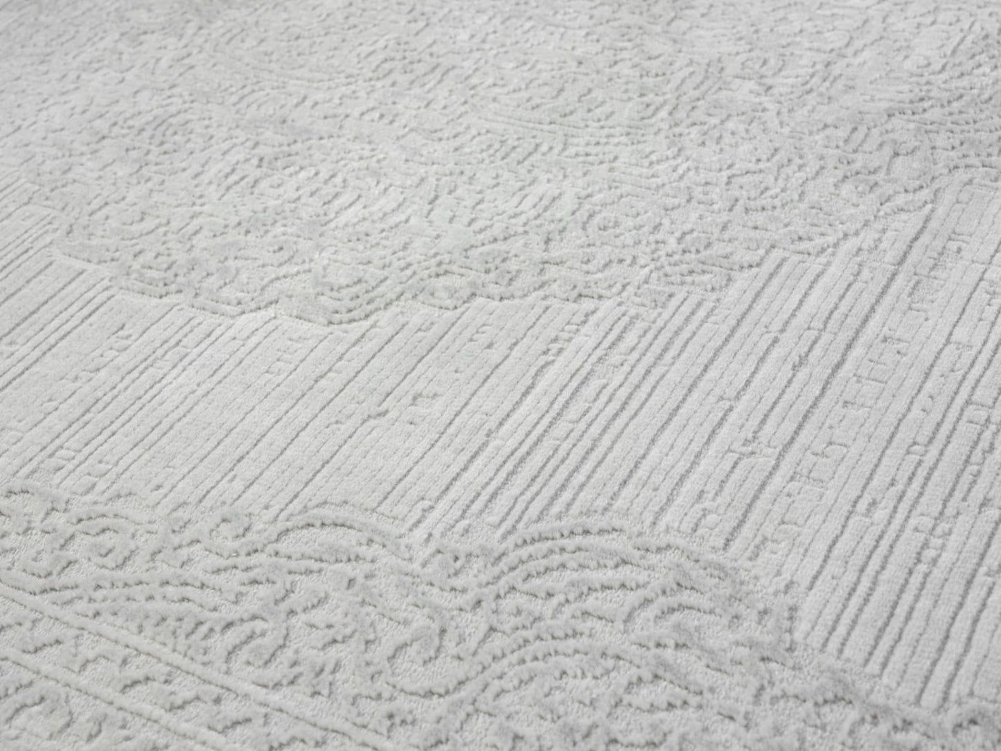 Teppich Elyse stilvoll und elegantes Design 10 mm Höhe 160 x 230 cm 200x290 cm grau