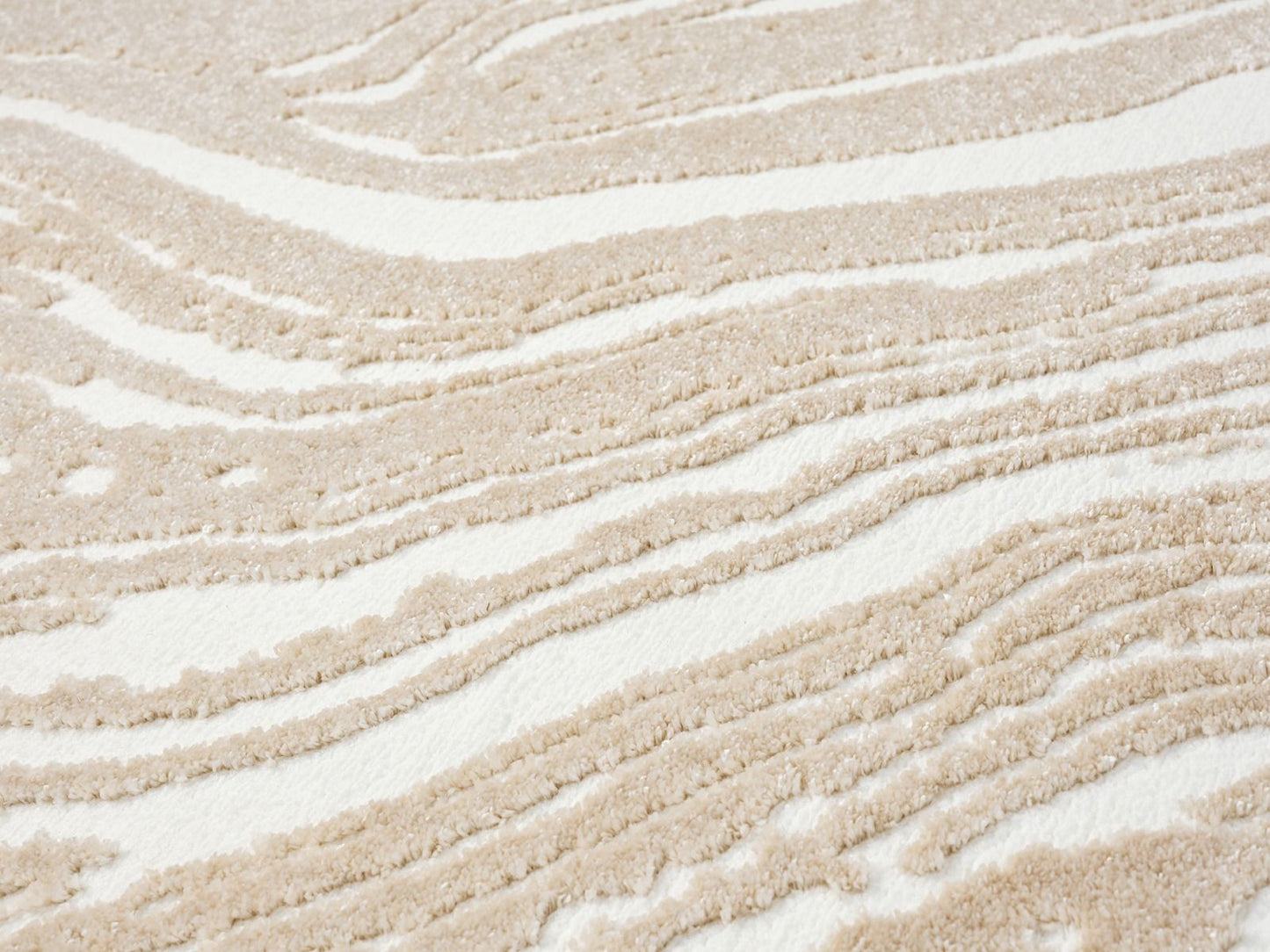 Teppich Nova rechteckig Naturmuster 13 mm Höhe 160 x 230 cm 200x290 cm creme