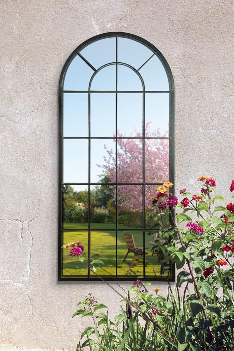 Außenspiegel gewölbt schwarz 93x124 cm