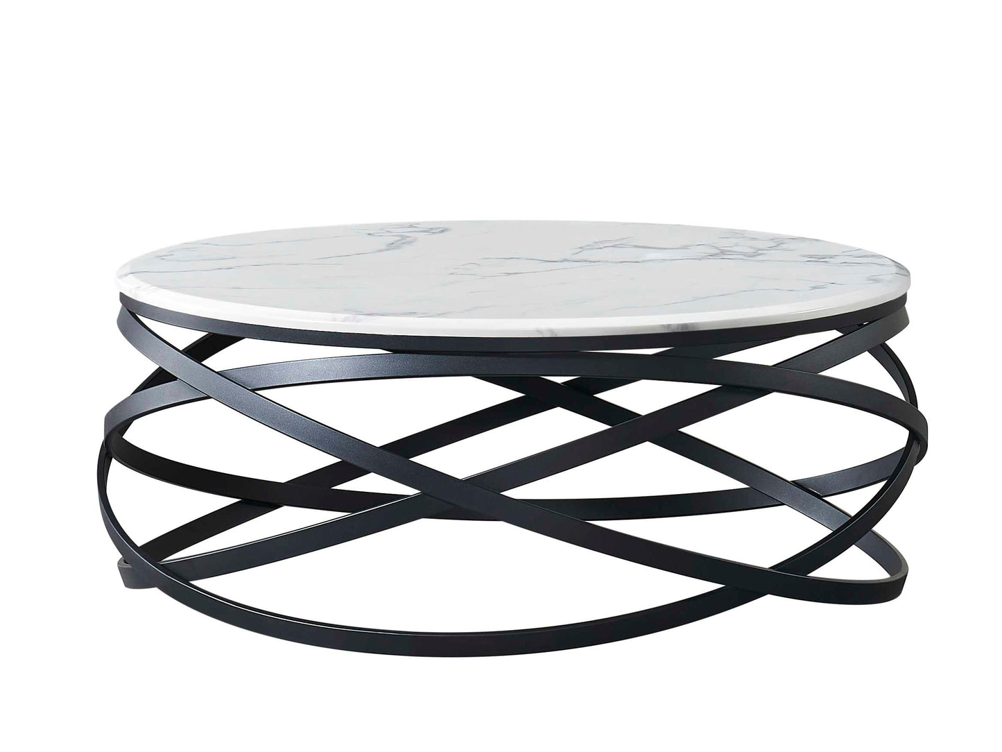 Couchtisch Beistelltisch aus Marmor mit vergoldetem Edelstahlbeinen im Spirallook Beistelltisch moderner Kaffeetisch Wohnzimmertisch 100x42cm