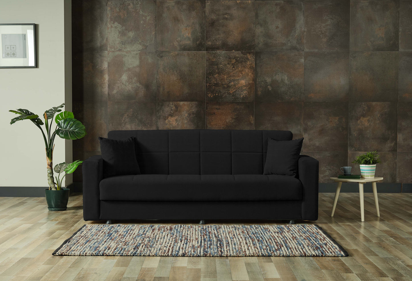 Dave Gruppen Schlafsofa mit Bettfunktion und Bettkasten 214x80cm