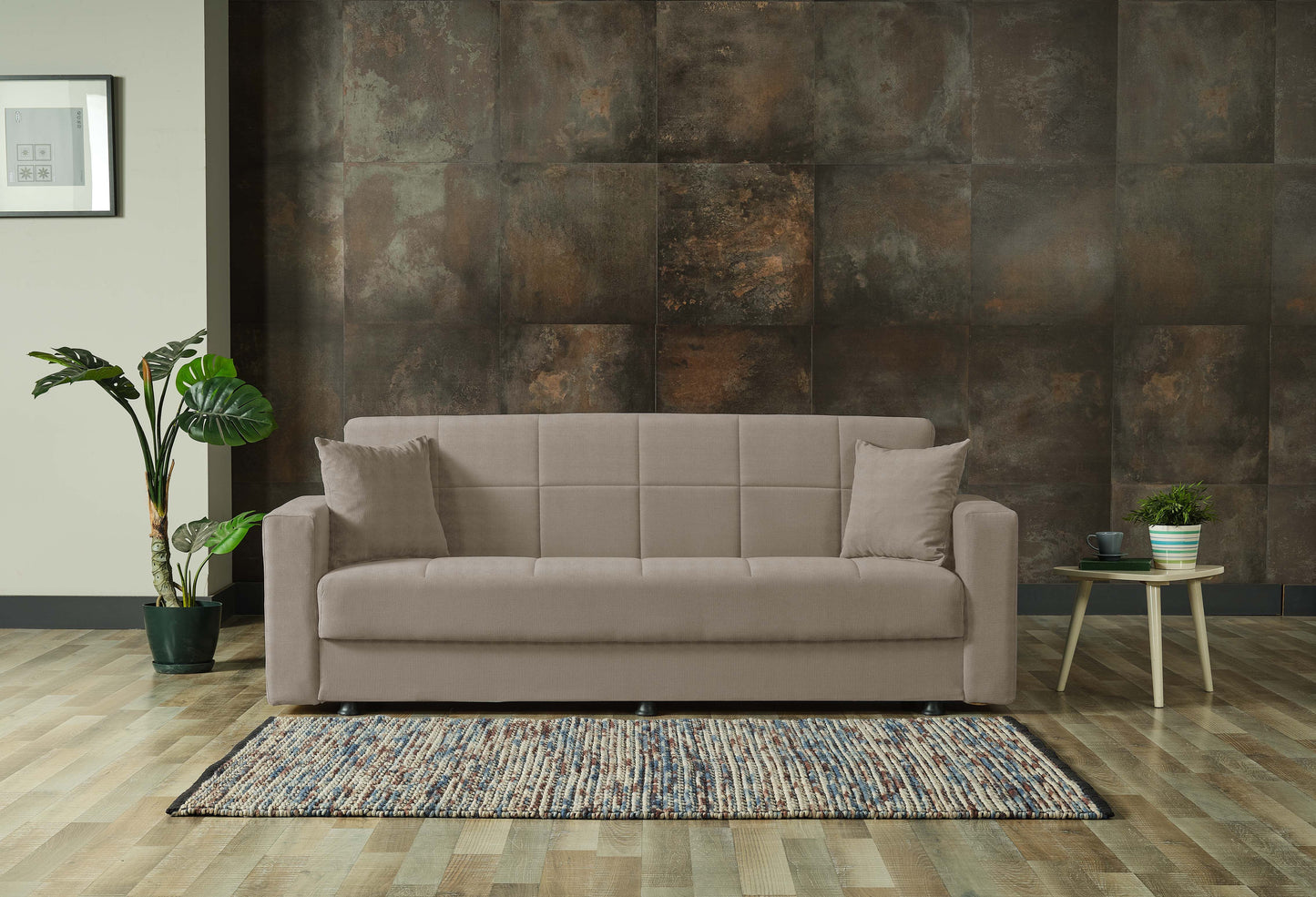 Dave Gruppen Schlafsofa mit Bettfunktion und Bettkasten 214x80cm