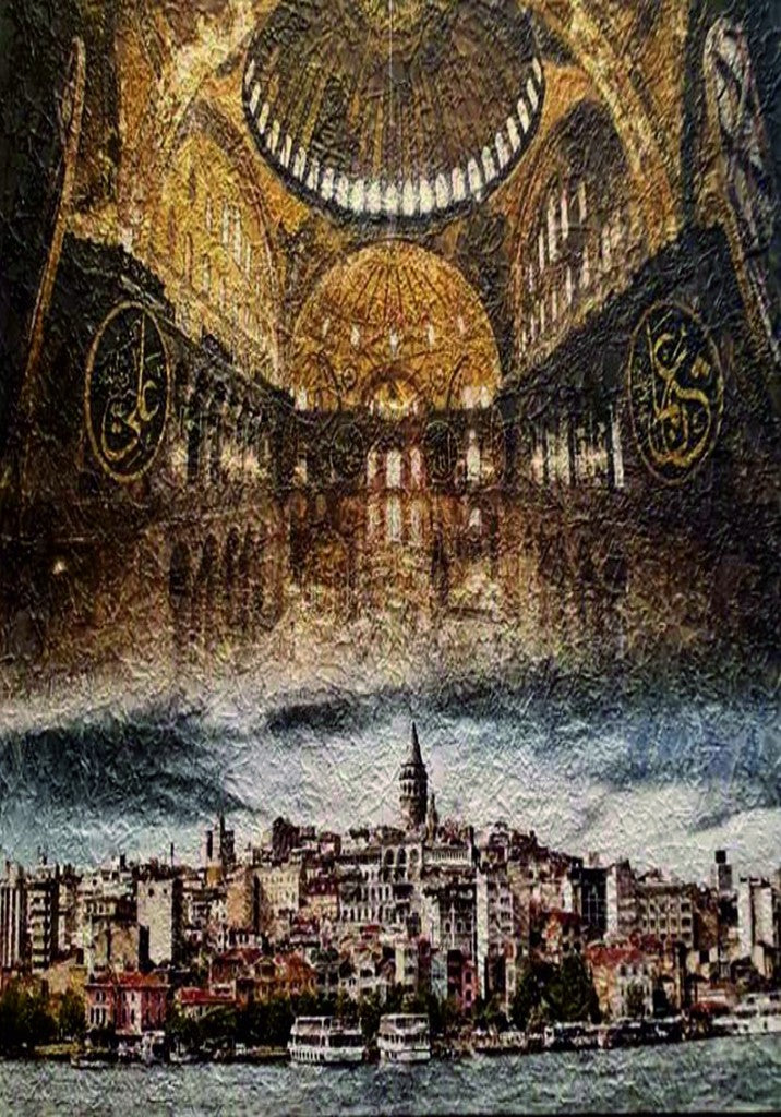 Hagia Sophia Gemälde 100x70cm