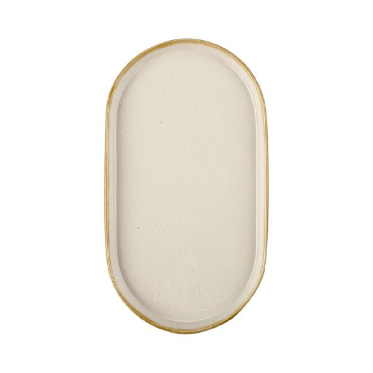 Bricard Geschirr-Set PAU Tafelgeschirr, Porzellan, spülmaschinenfest 25-tlg. 6 Personen mikrowellengeeignet weiß-beige
