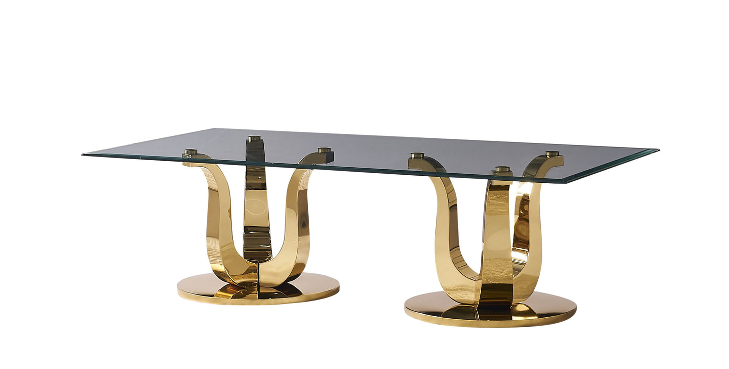 Esstisch mit schwarzer Marmorplatte – 200 x 100 cm | Edelstahl-Gestell in geometrischem Design