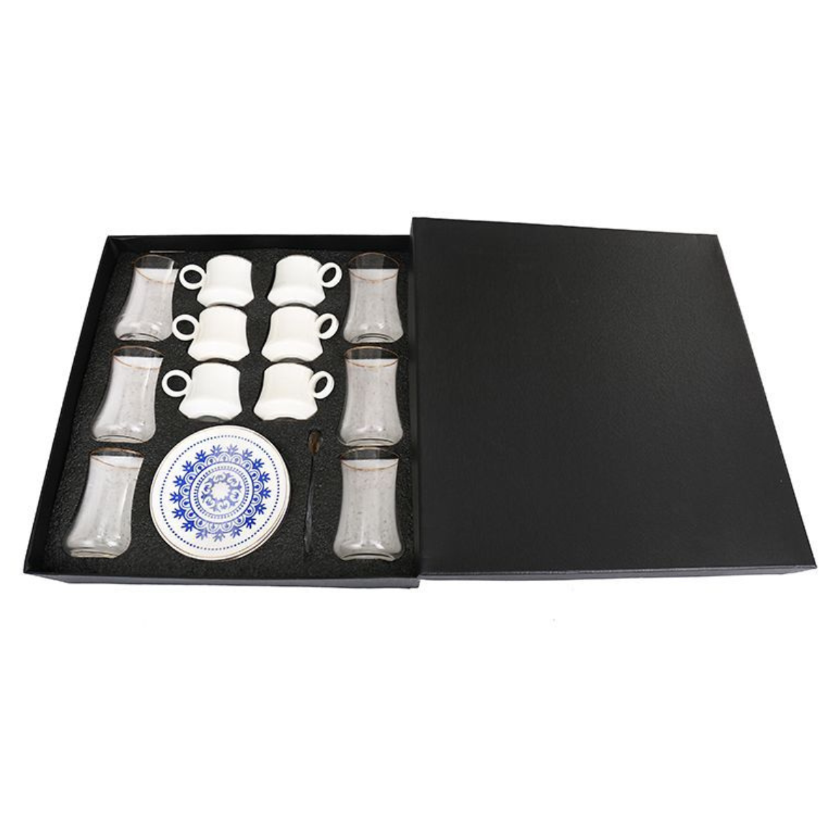 BRICARD Tee-Espresso Set 014 | 24-teilig – Blau