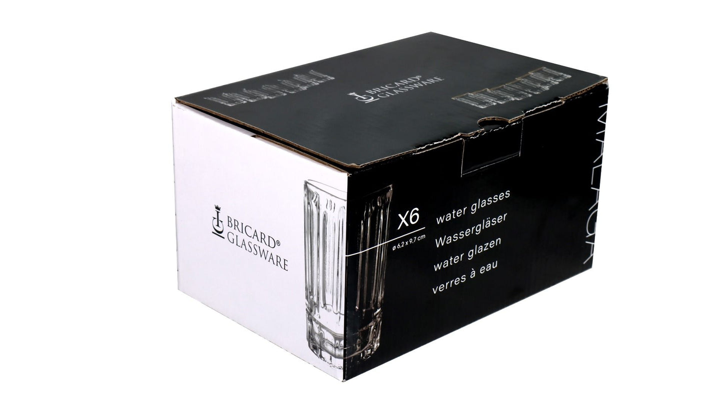 Bricard Gläser-Set Malaga Trinkgläser Whiskygläser 170 ml 6er-Set Gold