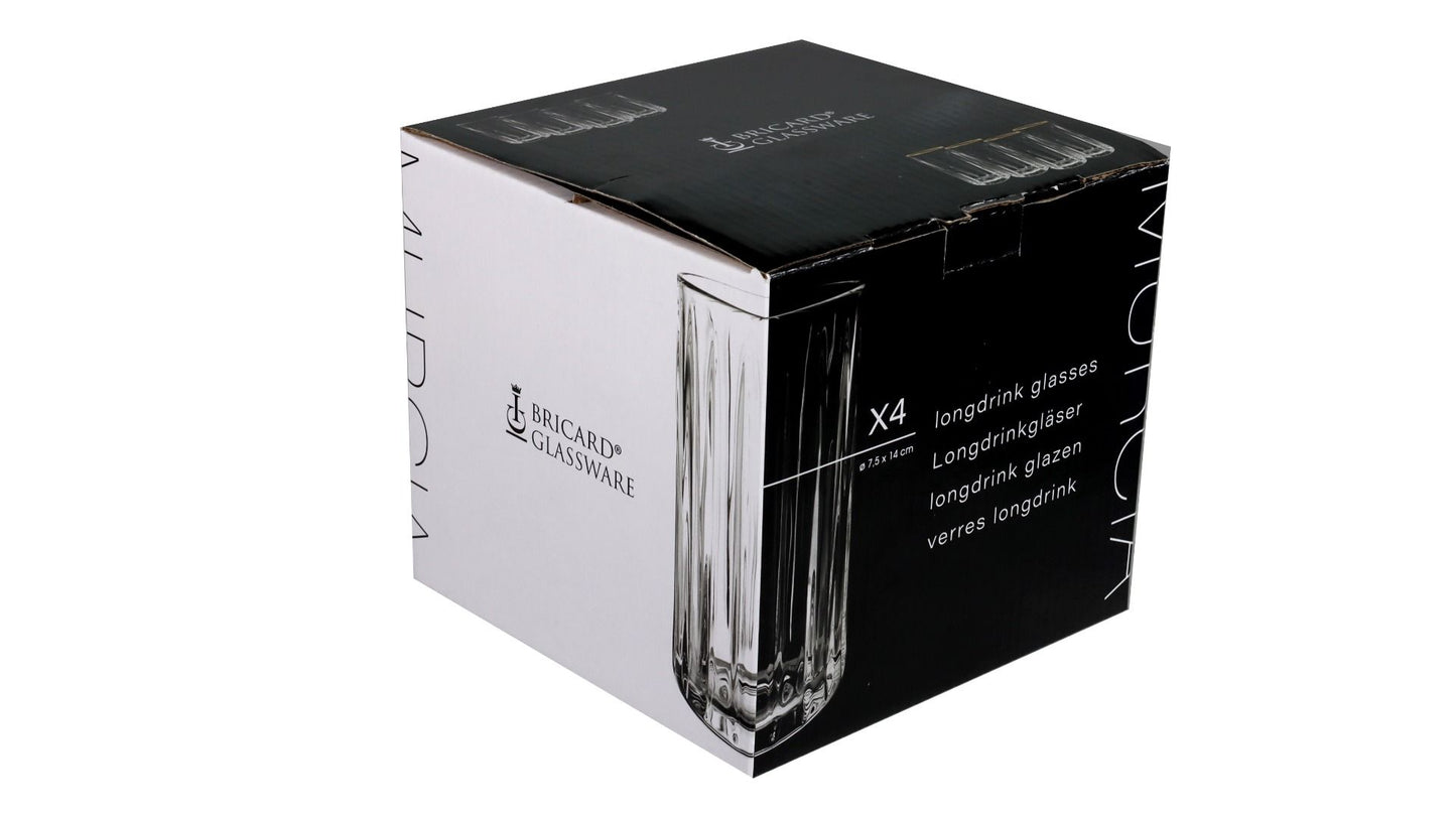 Bricard Gläser-Set Murcia Trinkgläser Softdrinkgläser 350 ml 6er-Set