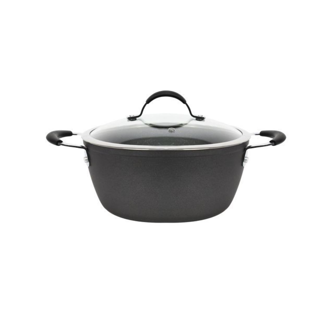 Kochtopft mit Glasdeckel Dura 28 cm Induktion antihaft