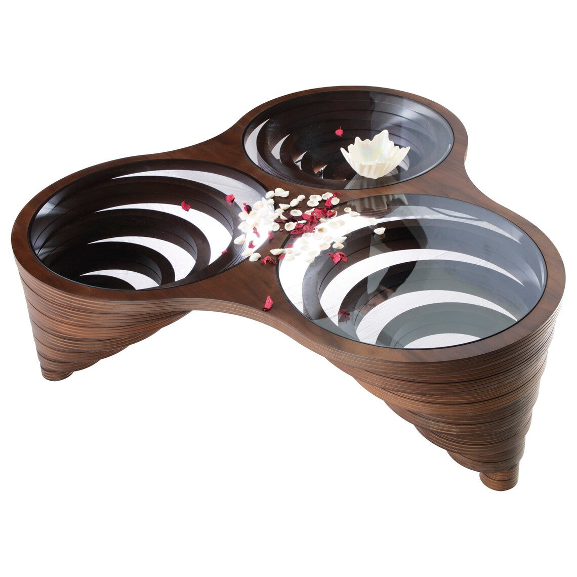 Natürlicher Life Wallnuss Couchtisch 109x109x39 cm