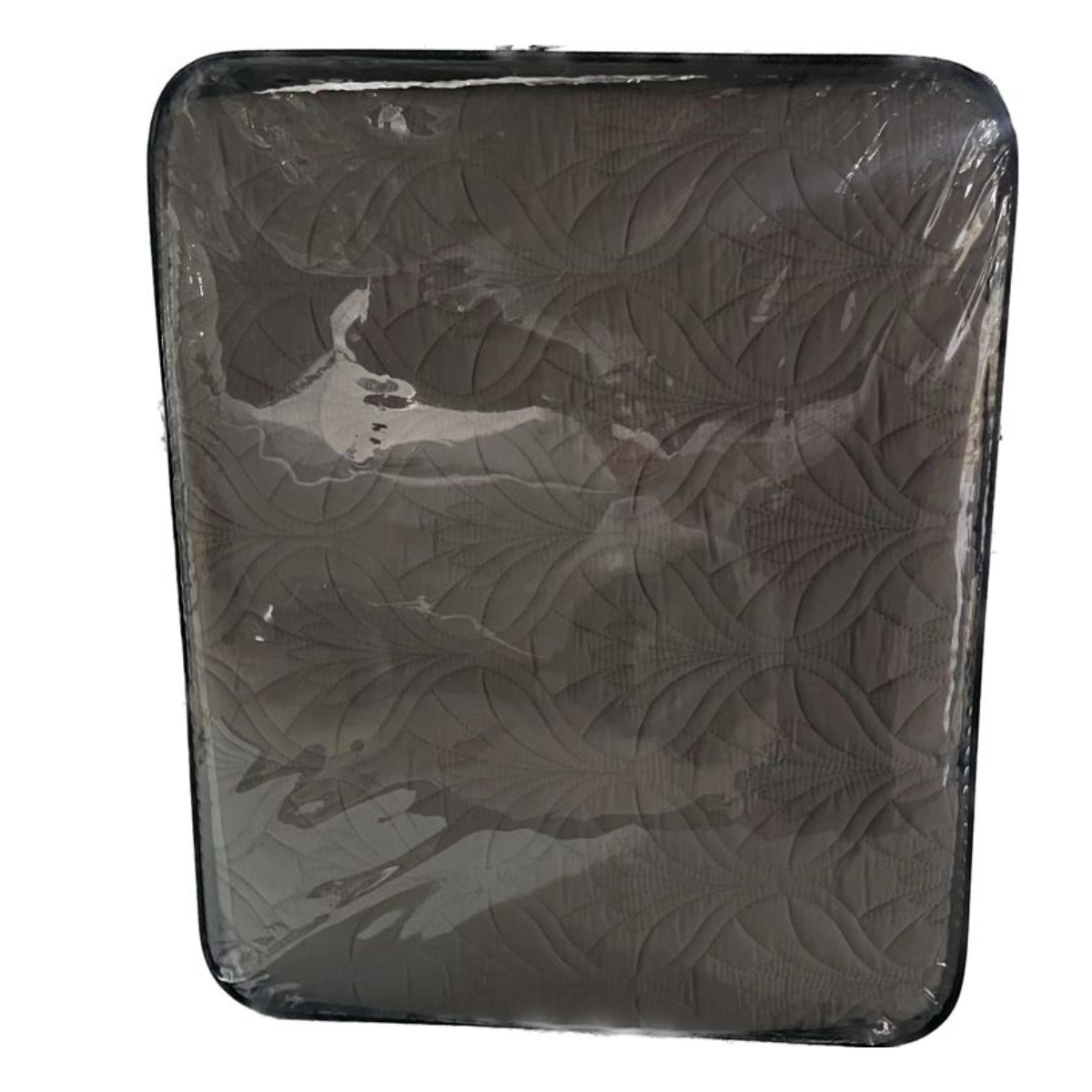 Tagesdecke Set Nilüfer Überwurf Decke 3-Teilig 240X260 CM , atmungsaktiv 2-Personen Braun