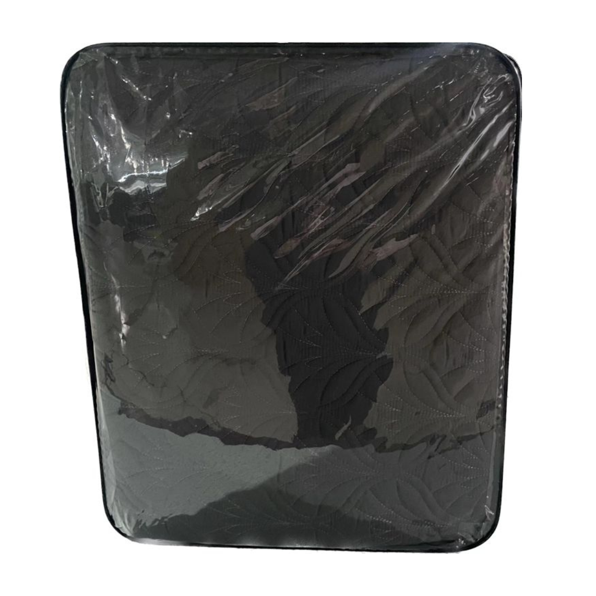 Tagesdecke Set Nilüfer Überwurf Decke 3-Teilig 240X260 CM , atmungsaktiv 2-Personen Grau