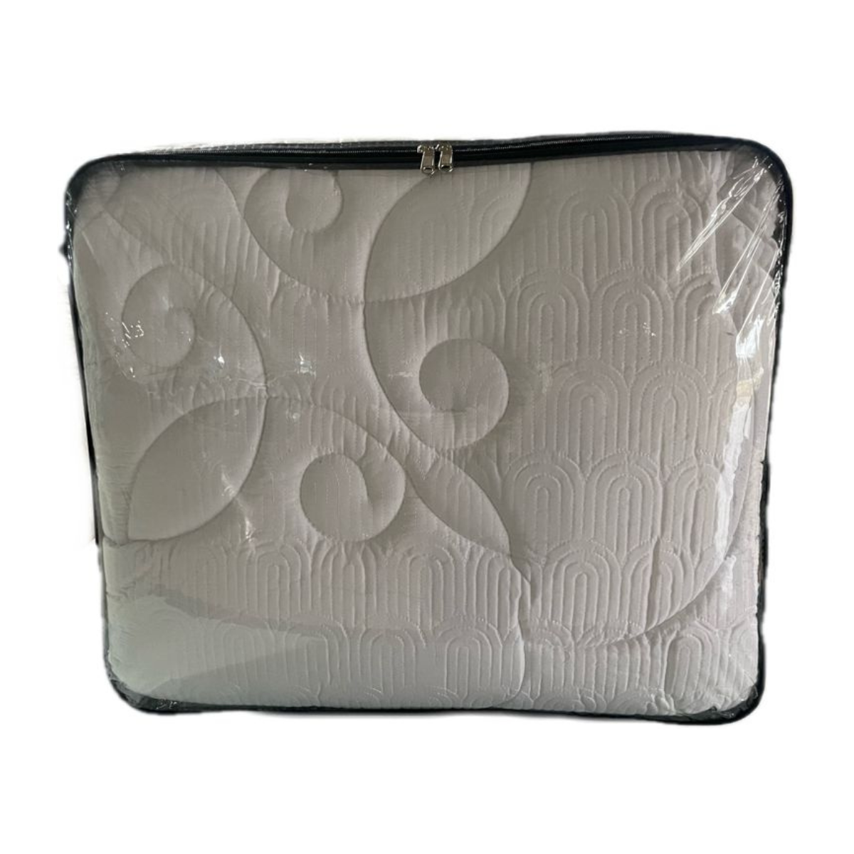 Tagesdecke Set Sena Überwurf Decke 3-Teilig 240X260 CM , atmungsaktiv 2-Personen Weiß