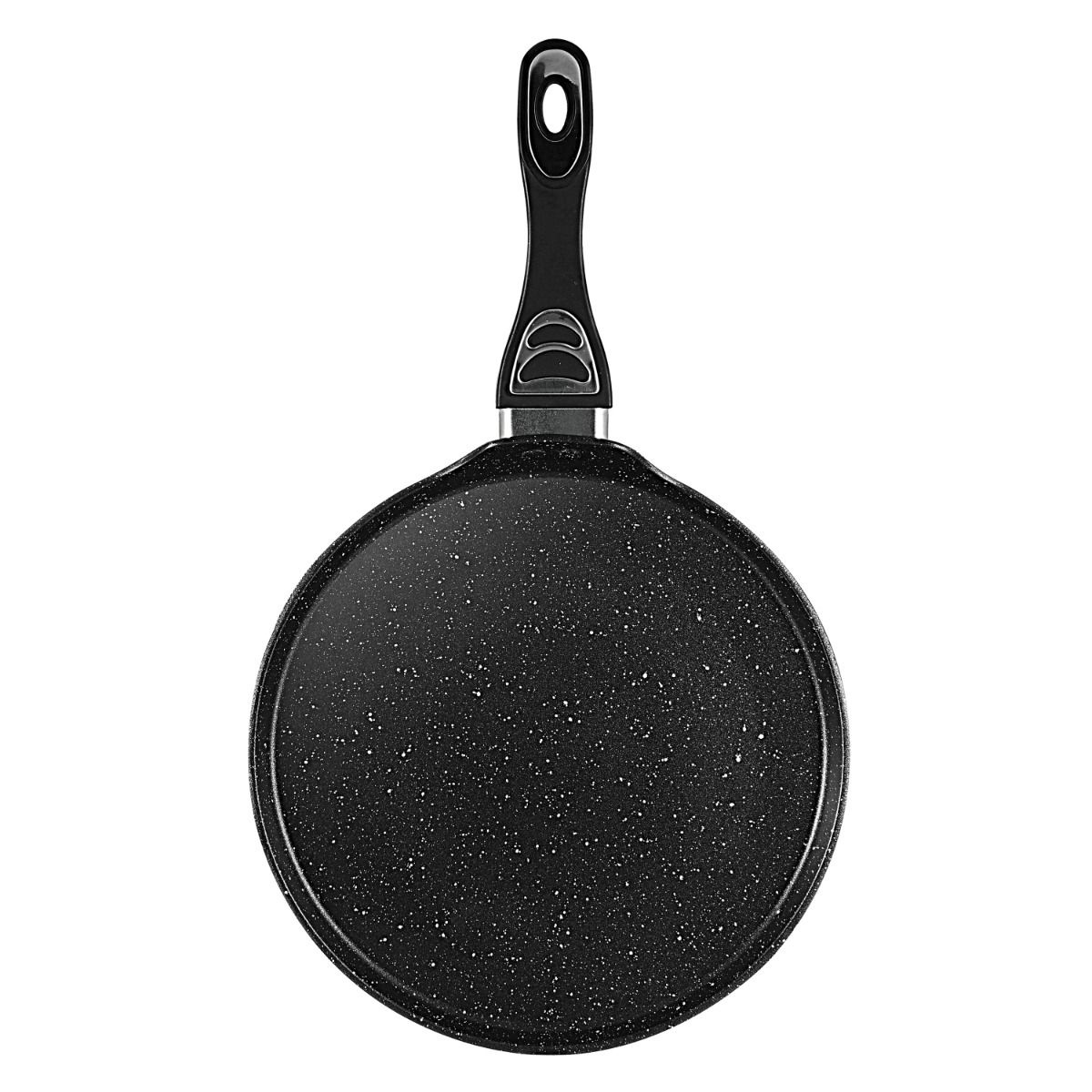 Pizzapan Sienna 32 cm Induktion antihaft Marmordesign schwarz