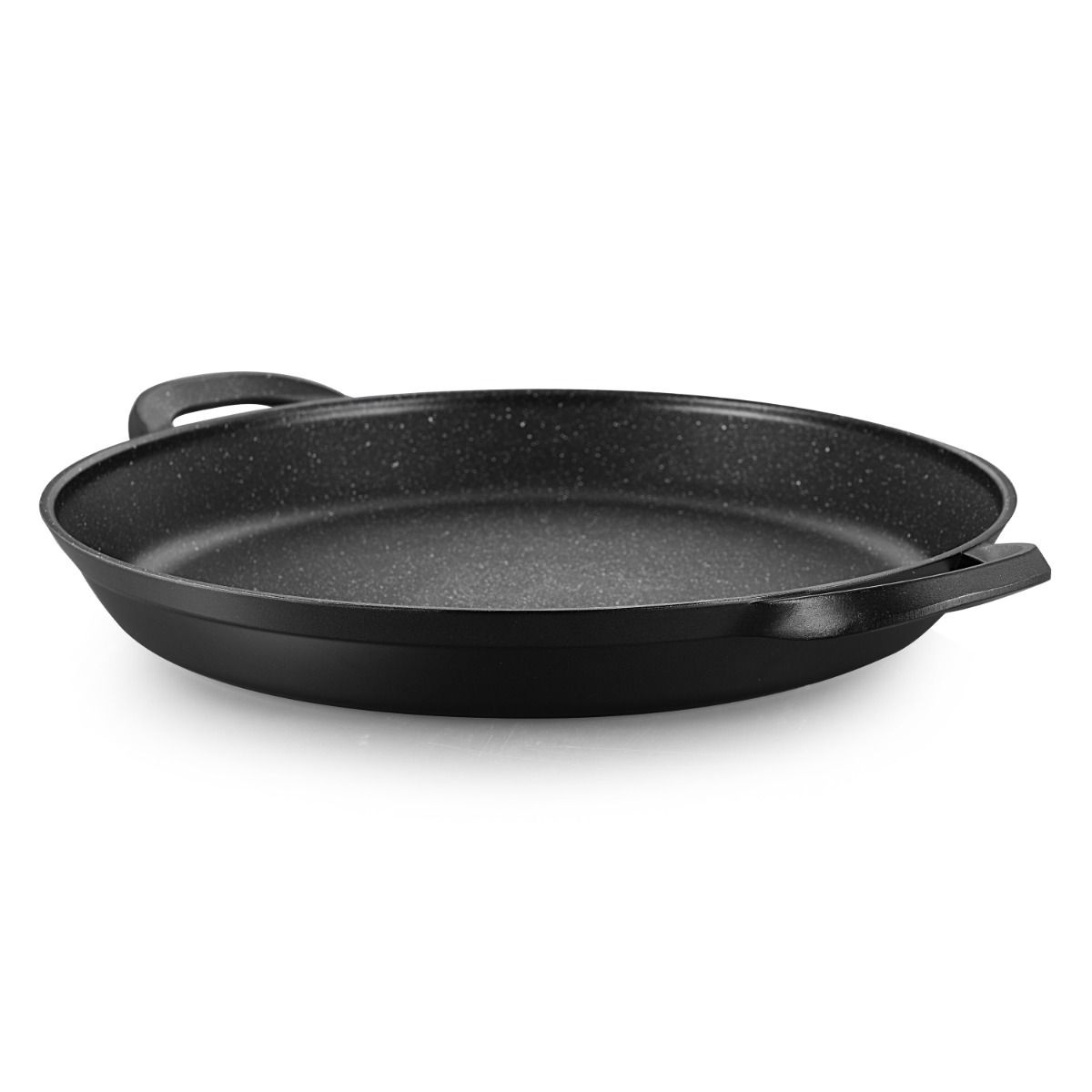 Paellapfanne Yada 36 cm Induktion antihaft Marmordesign schwarz
