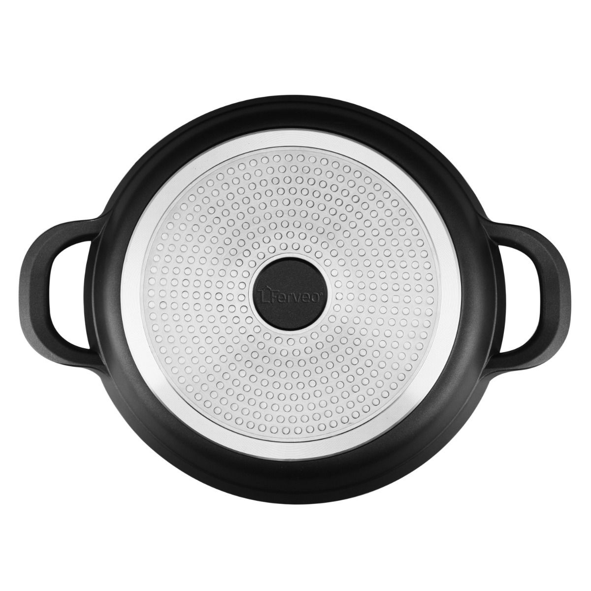 Paellapfanne Yada 36 cm Induktion antihaft Marmordesign schwarz