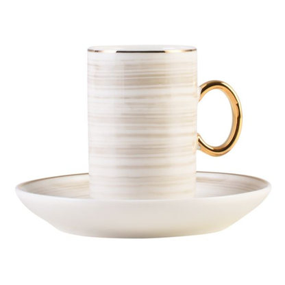 Bricard Espresso Set mit Unterteller 12 teilig