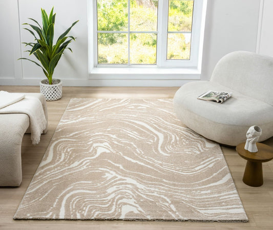 Teppich Nova rechteckig Naturmuster 13 mm Höhe 160 x 230 cm 200x290 cm creme