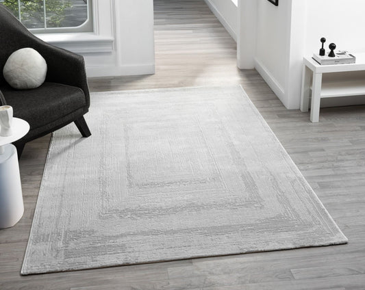 Teppich Elyse modernes und elegantes Design 10 mm Höhe 160 x 230 cm 200 x 290 cm grau