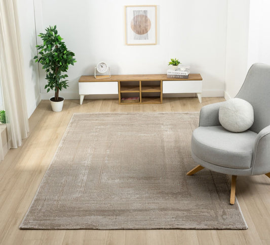 Teppich Elyse modernes und elegantes Design 10 mm Höhe 160 x 230 cm 200 x 290 cm taupe