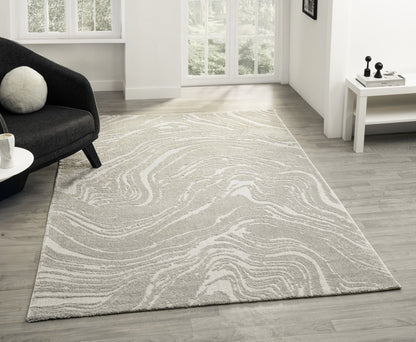 Teppich Nova rechteckig Naturmuster 13 mm Höhe 160 x 230 cm 200x290 cm grau