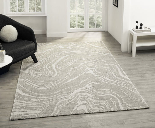 Teppich Nova rechteckig Naturmuster 13 mm Höhe 160 x 230 cm 200x290 cm grau