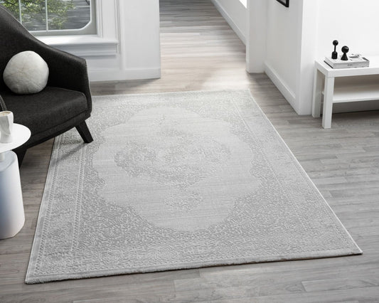 Teppich Elyse stilvoll und elegantes Design 10 mm Höhe 160 x 230 cm 200x290 cm grau