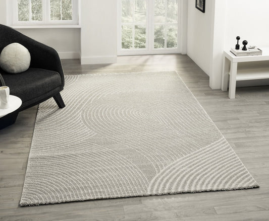 Teppich Nova rechteckig zeitloses Design 13 mm Höhe 160 x 230 cm 200x290 cm grau