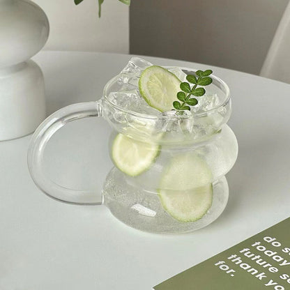 Bricard Gläser-Set Trinkgläser Cocktailgläser Borosilikatglas Marbella stilvolles Design mit Griff 290ml 2tlg.