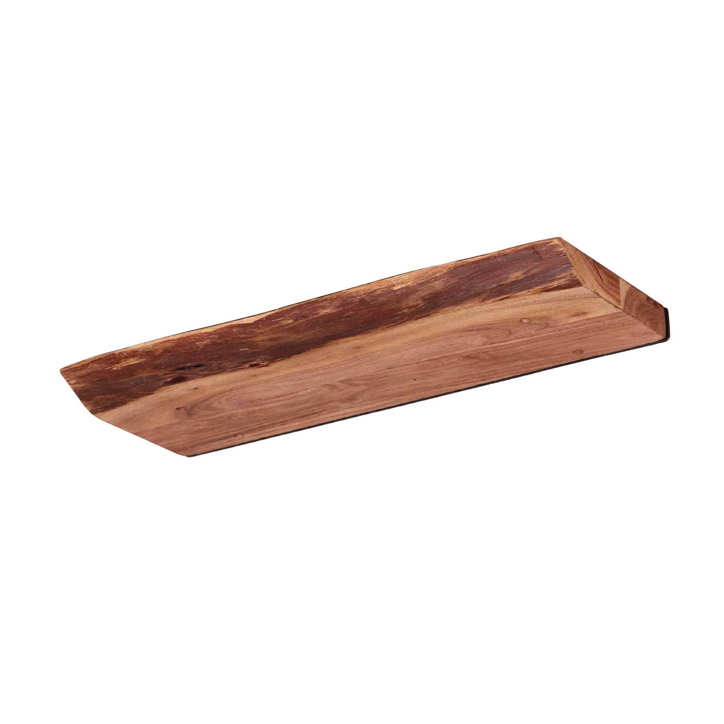 Wandregal EDGE NATURE Schwebendes Massivholz-Regal mit echter Baumkante 60 cm