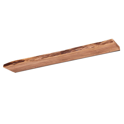 Wandregal EDGE NATURE Großes schwebendes Massivholz-Regal mit echter Baumkante 120 cm