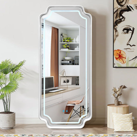 Standspiegel , Wandspiegel AURELIA 180x80 cm mit Led-Beleuchtung