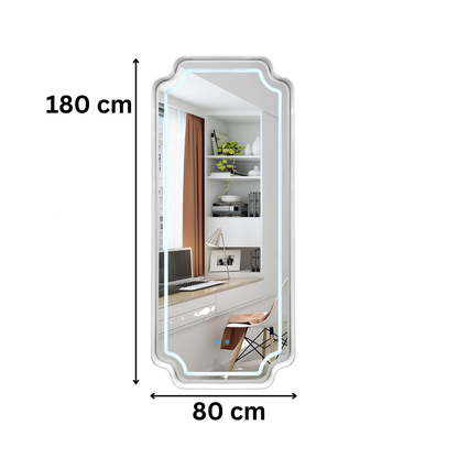 Standspiegel , Wandspiegel AURELIA 180x80 cm mit Led-Beleuchtung