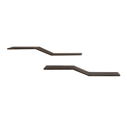 Deko-Wandregal Set "Scaletta" – 2-teiliges Schweberegal im S-Stufen-Design