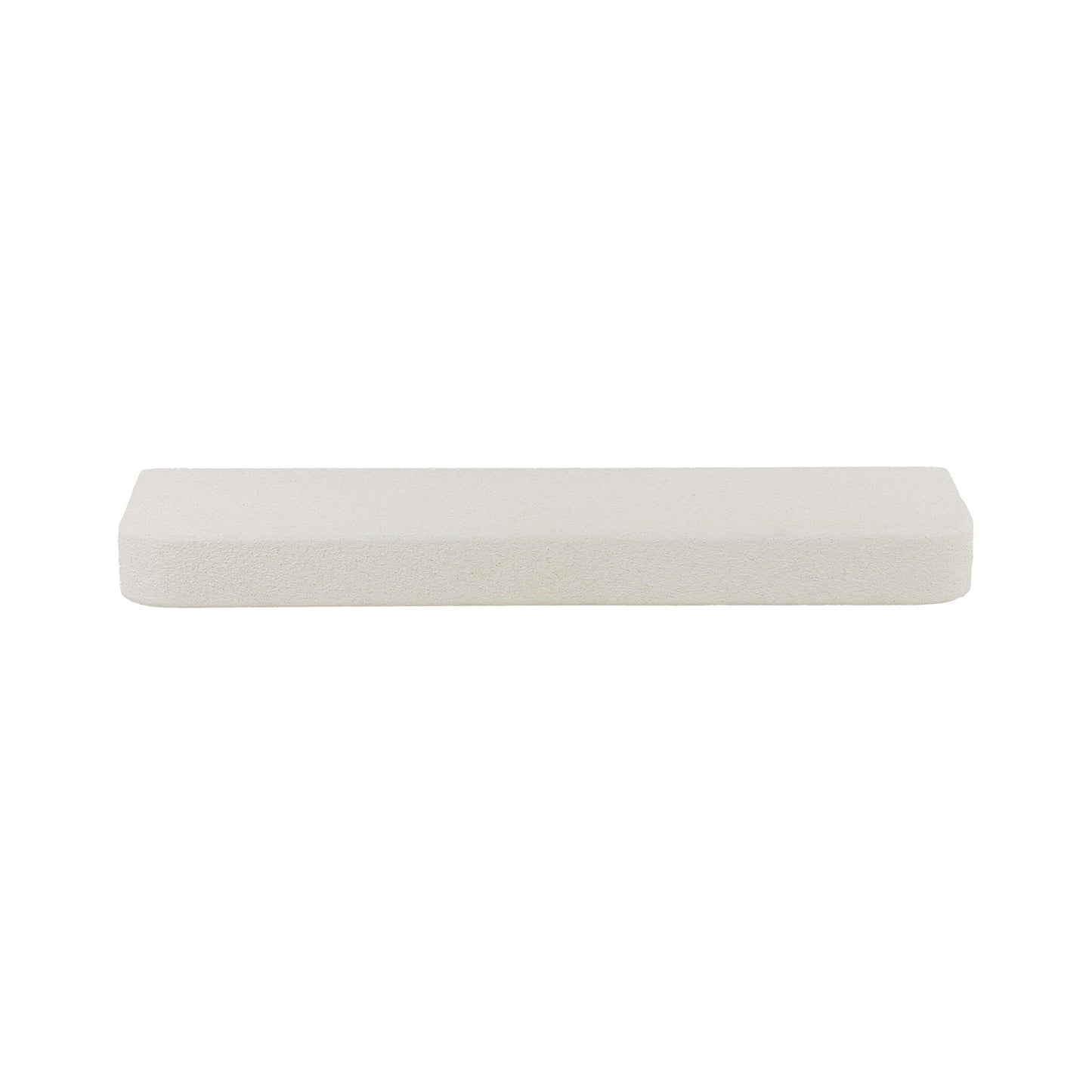 Wandregal STONE ELEGANCE Schwebendes Board aus Marmor-Komposit im Soft-Edge-Design 100 cm
