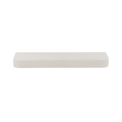 Wandregal STONE ELEGANCE Schwebendes Board aus Marmor-Komposit im Soft-Edge-Design 100 cm