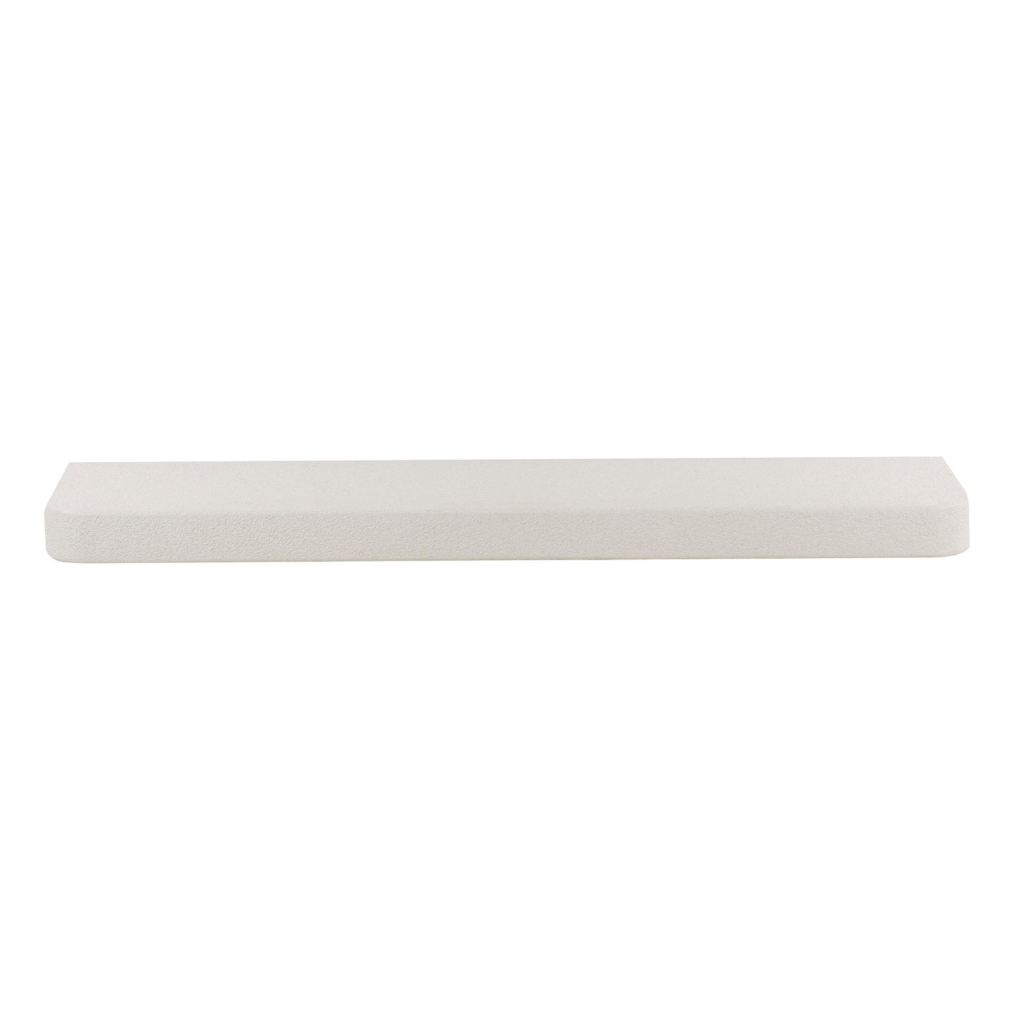 Wandregal STONE ELEGANCE Schwebendes XXL-Board aus Marmor-Komposit im Soft-Edge-Design 150 cm