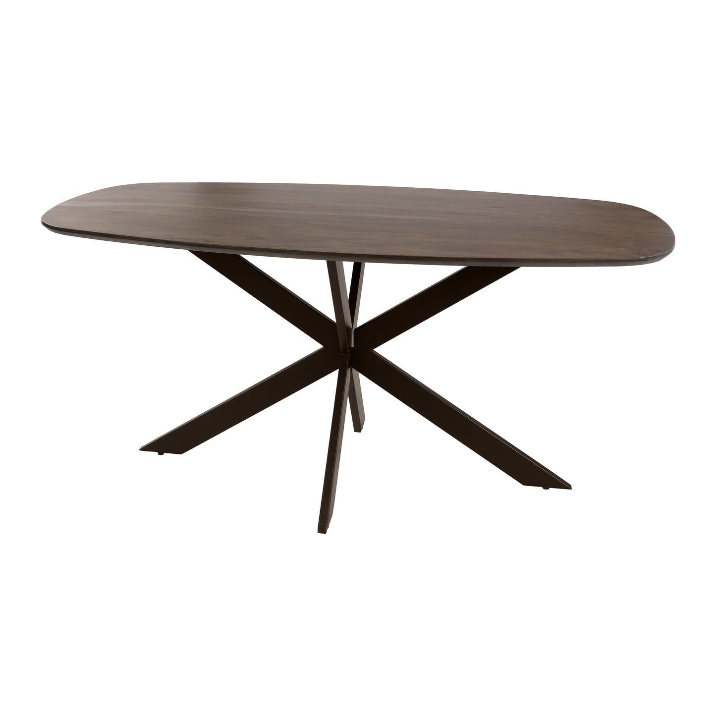 Esstisch ALVAR FLOW Dänisch-Ovaler Massivholztisch aus Akazie 180 cm