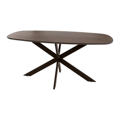 Esstisch ALVAR FLOW Dänisch-Ovaler Massivholztisch aus Akazie 180 cm