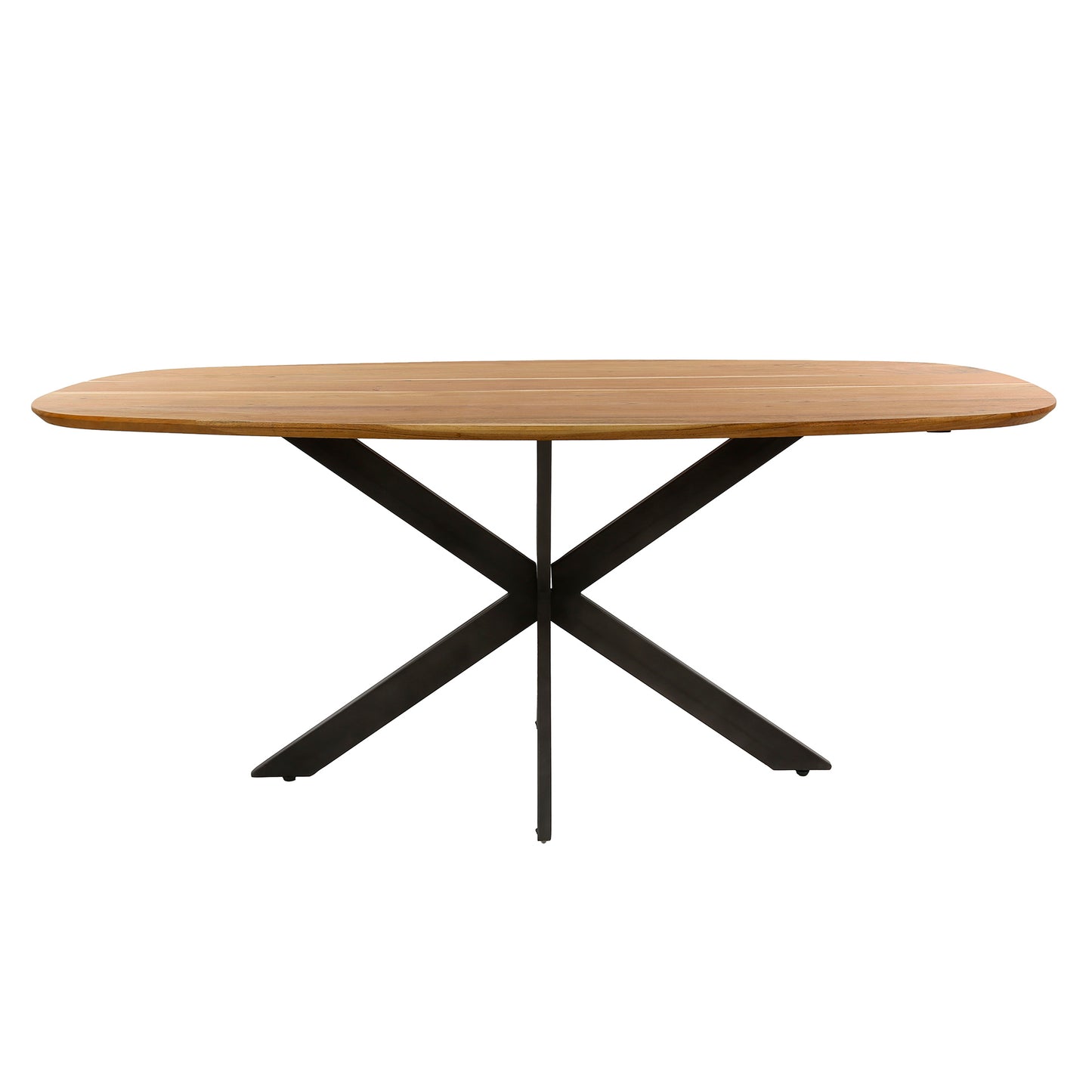 Esstisch ALVAR FLOW Dänisch-Ovaler Massivholztisch aus Akazie 180 cm