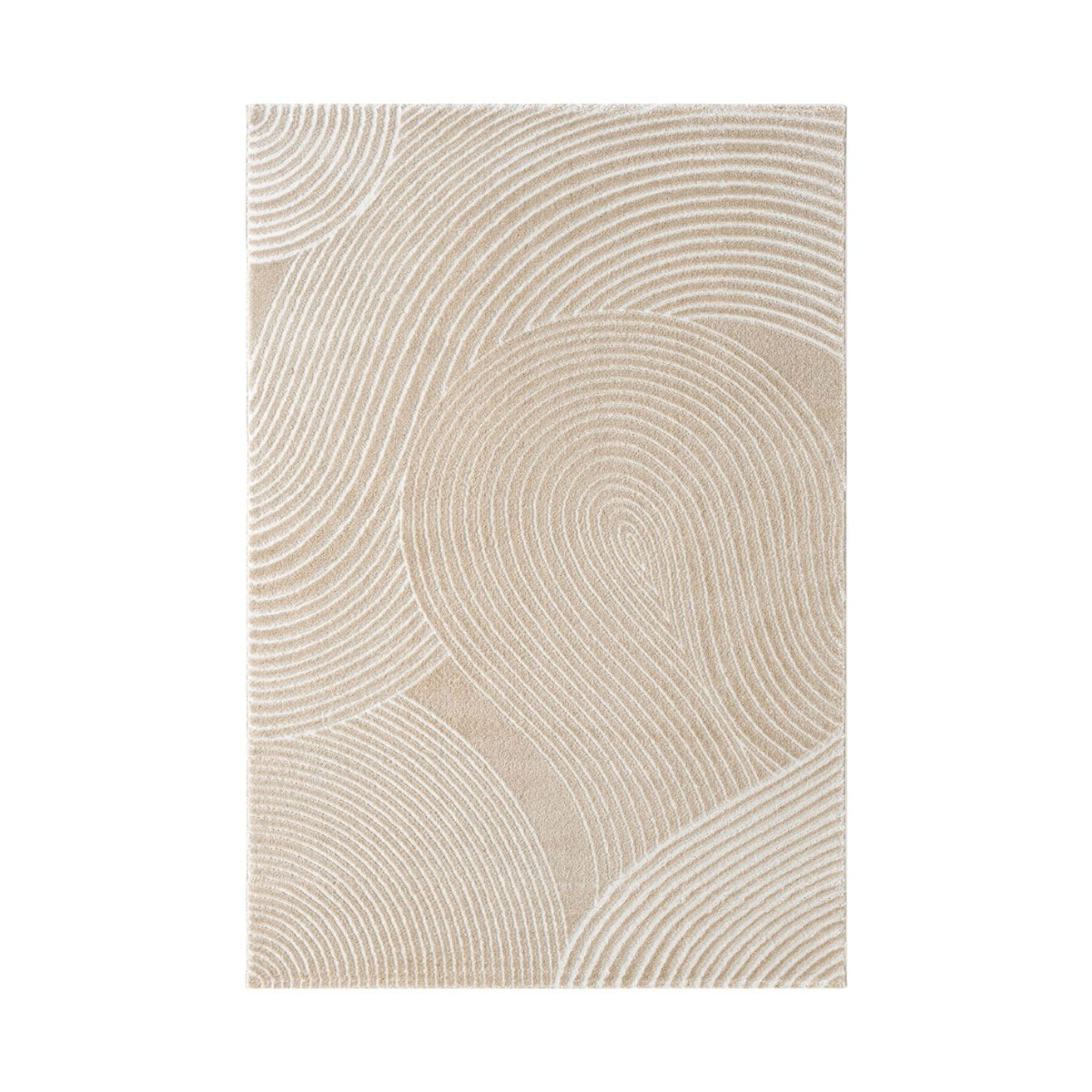 Teppich Nova rechteckig zeitloses Design 13 mm Höhe 160 x 230 cm 200x290 cm creme