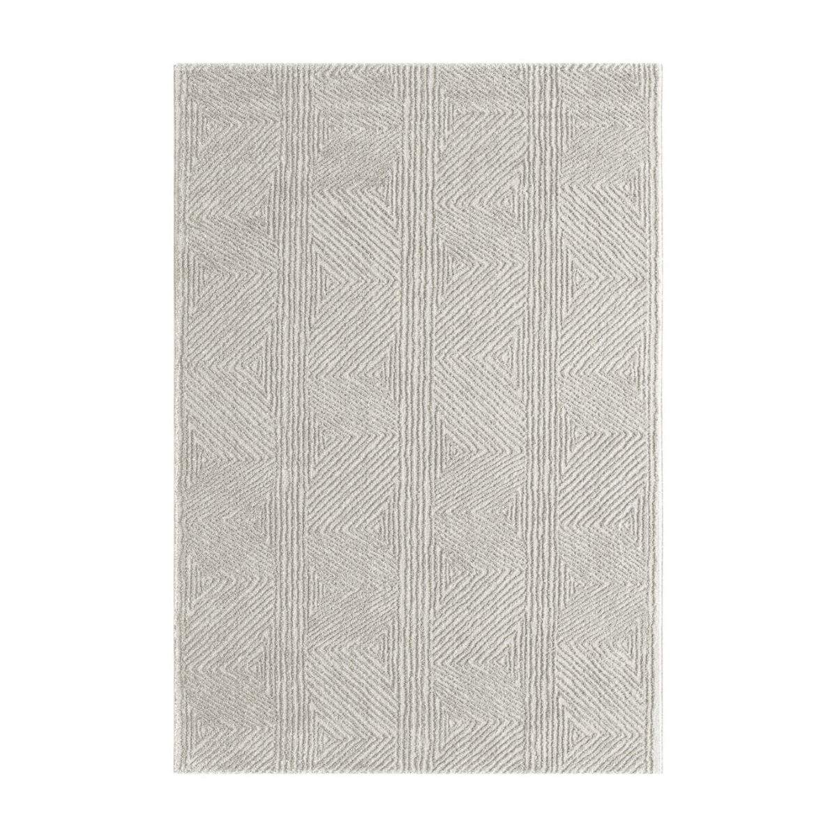 Teppich Nova rechteckig Streifenmuster 13 mm Höhe 160 x 230 cm 200x290 cm grau
