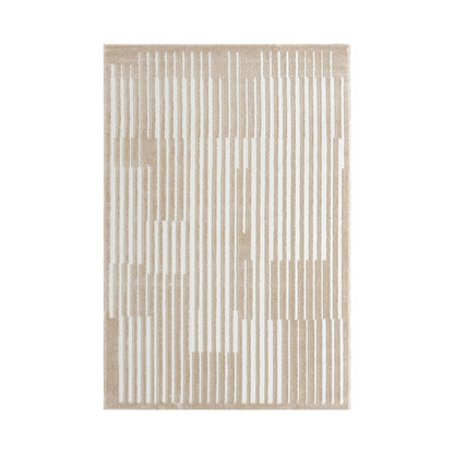 Teppich Nova rechteckig klare Linienführung 13 mm Höhe 160 x 230 cm 200x290 cm creme