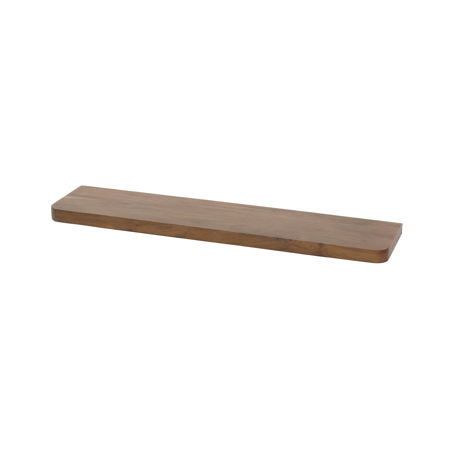 Wandregal CARVE DRIFTWOOD Schwebendes Massivholz-Regal mit abgerundeten Ecken 90 cm