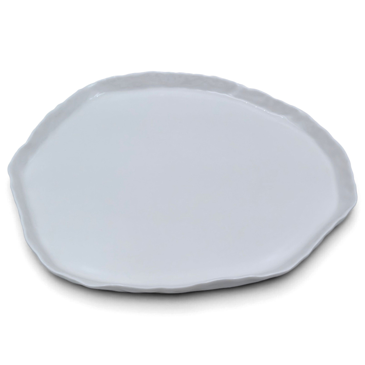 Kaffeeservice BELLEY 6-teiliges Porzellan-Set von Bricard mit organischem Wellen-Design Weiß, 80 ml
