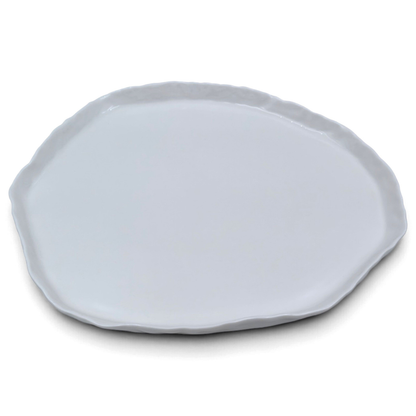 Kaffeeservice BELLEY 6-teiliges Porzellan-Set von Bricard mit organischem Wellen-Design Weiß, 80 ml